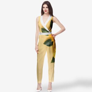 Tropical Leaf Jumpsuit
