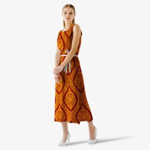 Amber Tribal Midi Dress