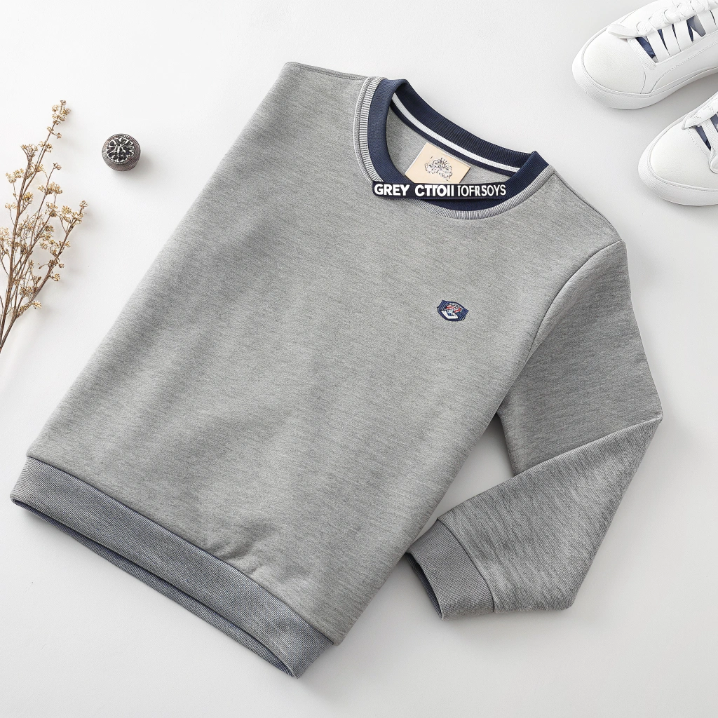 a-boys--grey-cotton-sweatshirt-with-a-small-chest-