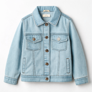 Light Blue Denim Jacket for Kids