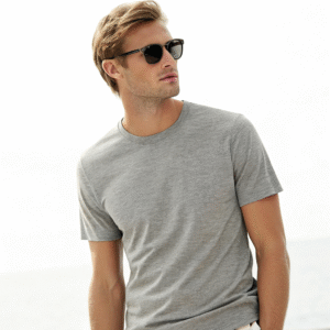 Heather Grey Crew Neck T-Shirt